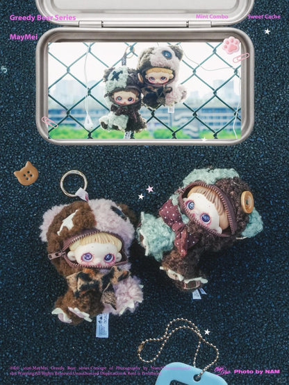 MayMei Greedy Bear Series Plush Doll Blind Box