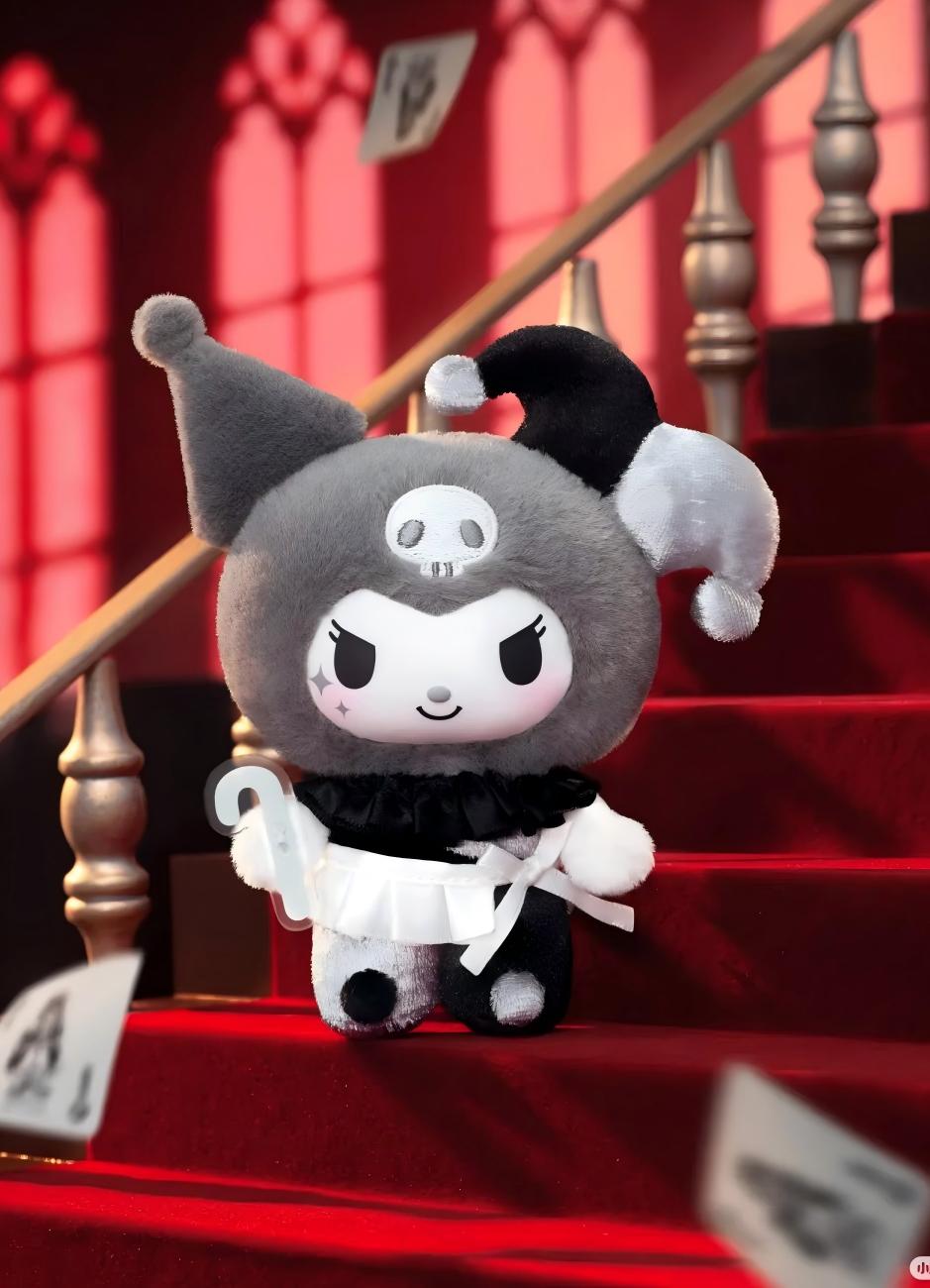 KUROMI Poker Kingdom Series Plush Pendant