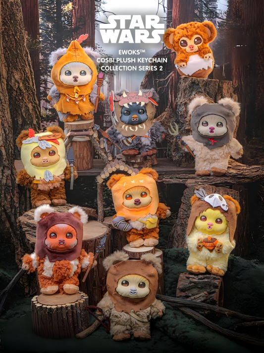 STAR WARS EWOKS COSBI PLUSH KEYCHAIN COLLECTION SERIES 2 (PRE ORDER)