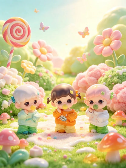 ZORAA Candy  Playtime Mini Serise Figures
