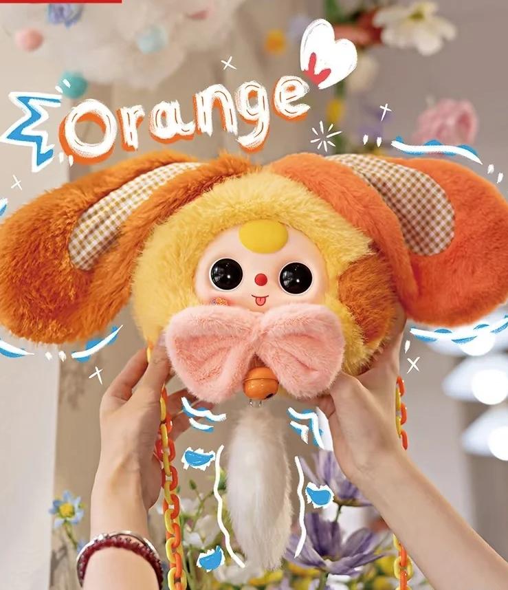 Baby Three-Lucky Rabbit Zipper Bag Plush Series