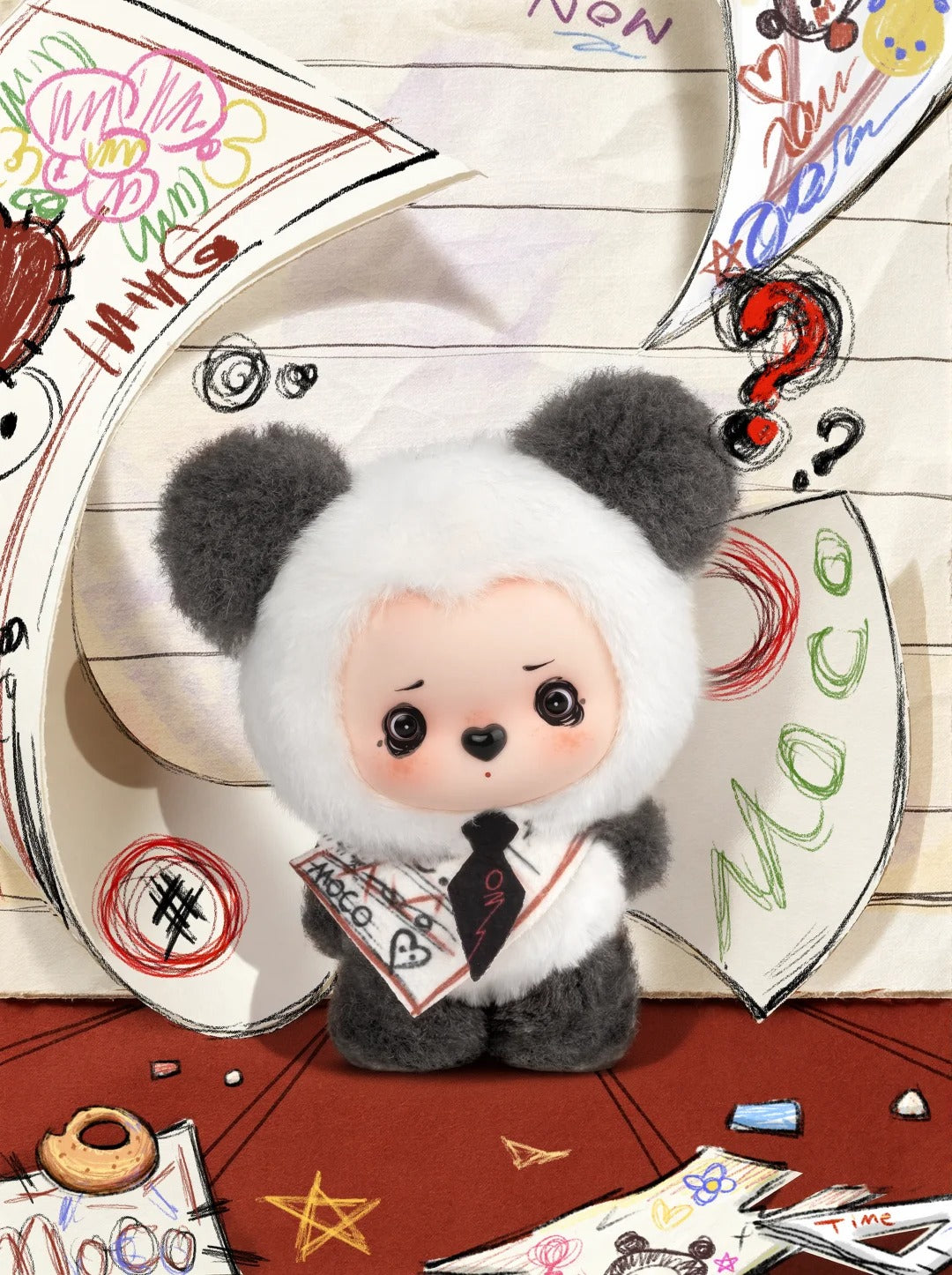 MOCO BEAR Tiny Footprint Guide Serise Plush Blind Box