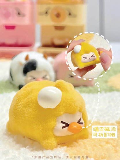 RABBIT KIKI Flocked Baby Animals Series