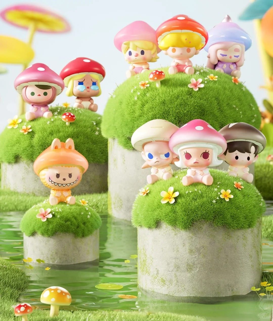 【Sale#】POP BEAN Mushroom Elf Series Bean