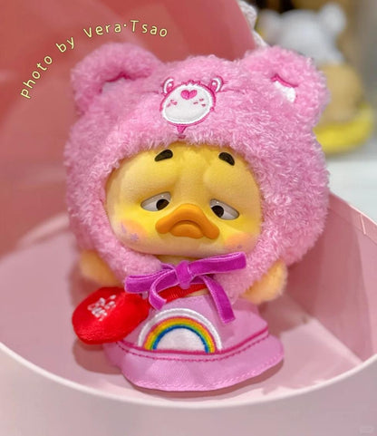 Pocket Upset - Care Bears  X UpsetDuck Neon Sweetheart Duck Plush Ketchain