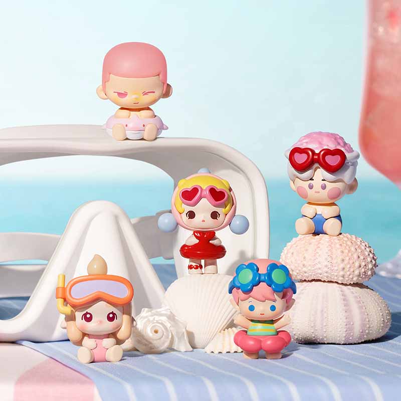 POP BEAN Island Vacation Series Mini Figures Blind Box (pre order)