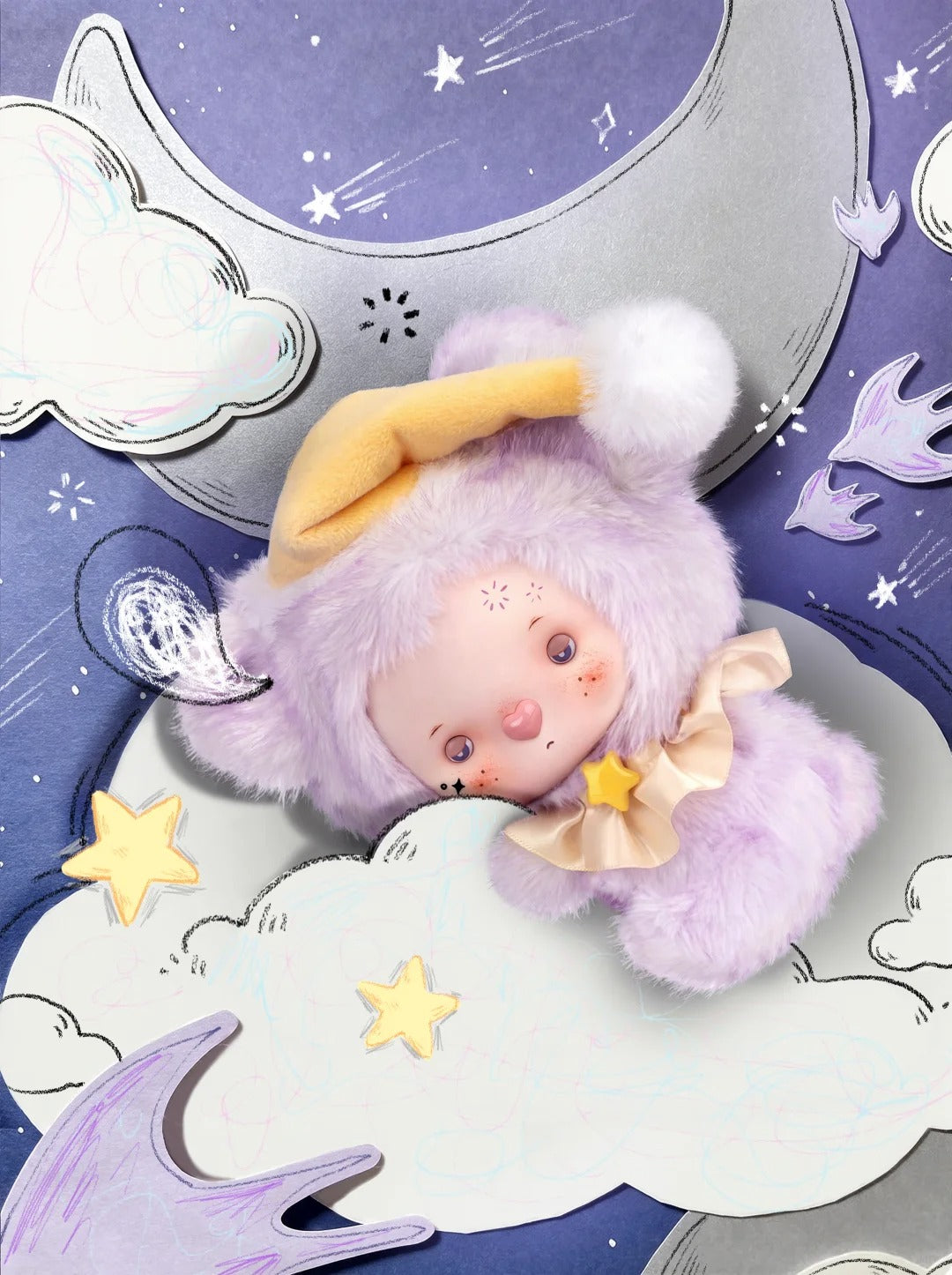 MOCO BEAR Tiny Footprint Guide Serise Plush Blind Box