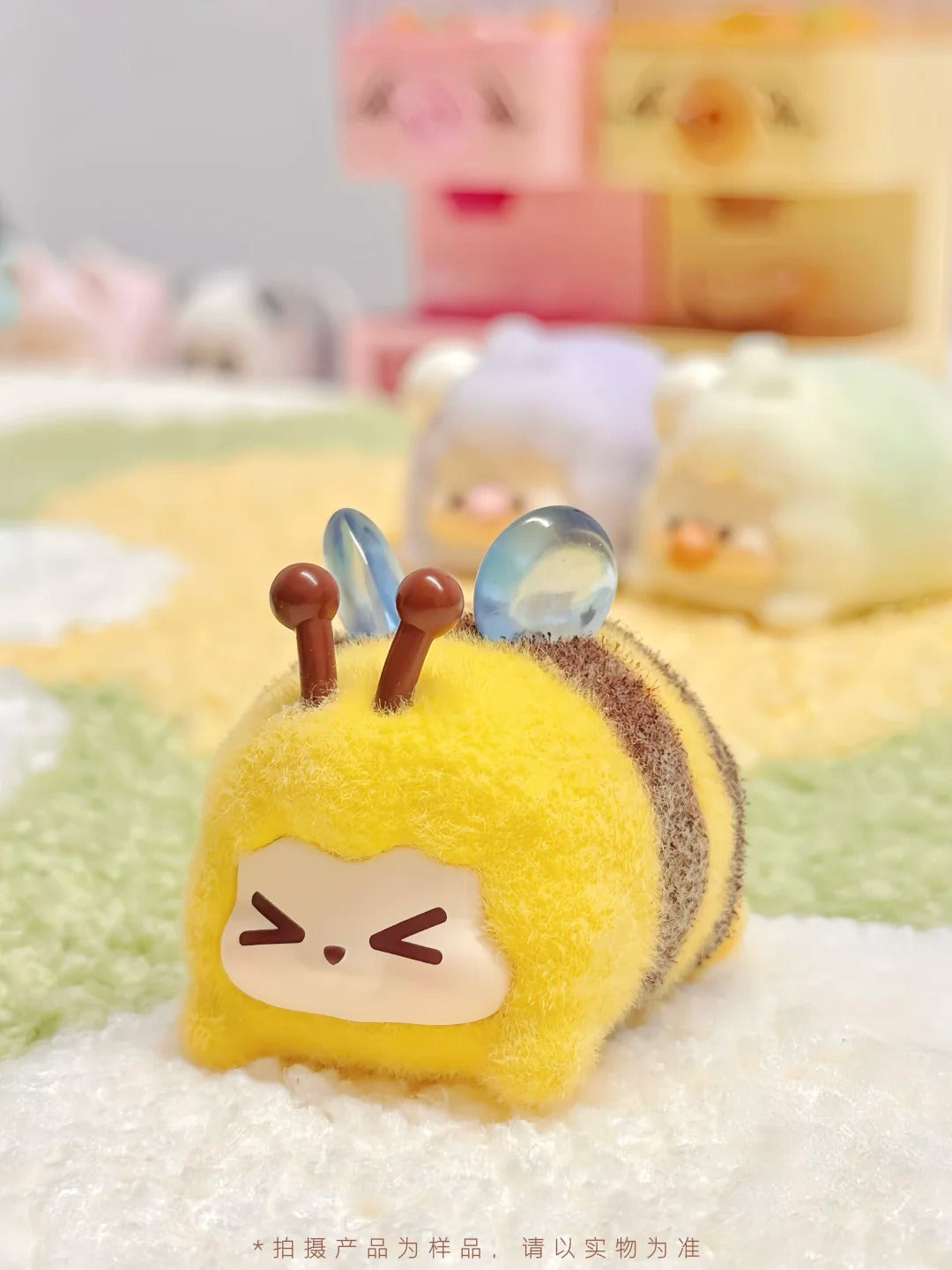 RABBIT KIKI Flocked Baby Animals Series