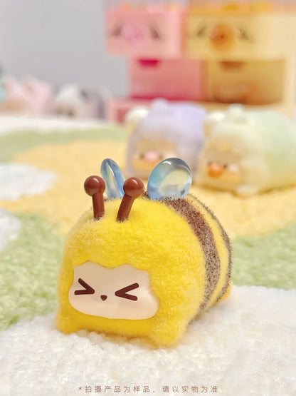 RABBIT KIKI Flocked Baby Animals Series