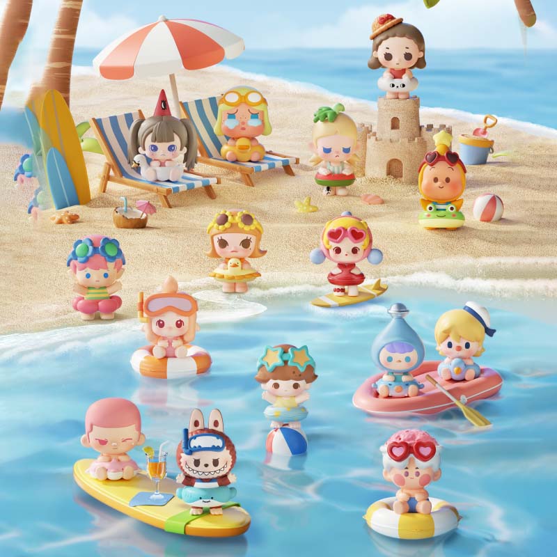 POP BEAN Island Vacation Series Mini Figures Blind Box (pre order)