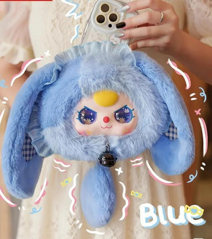 Baby Three-Lucky Rabbit Zipper Bag Plush Series