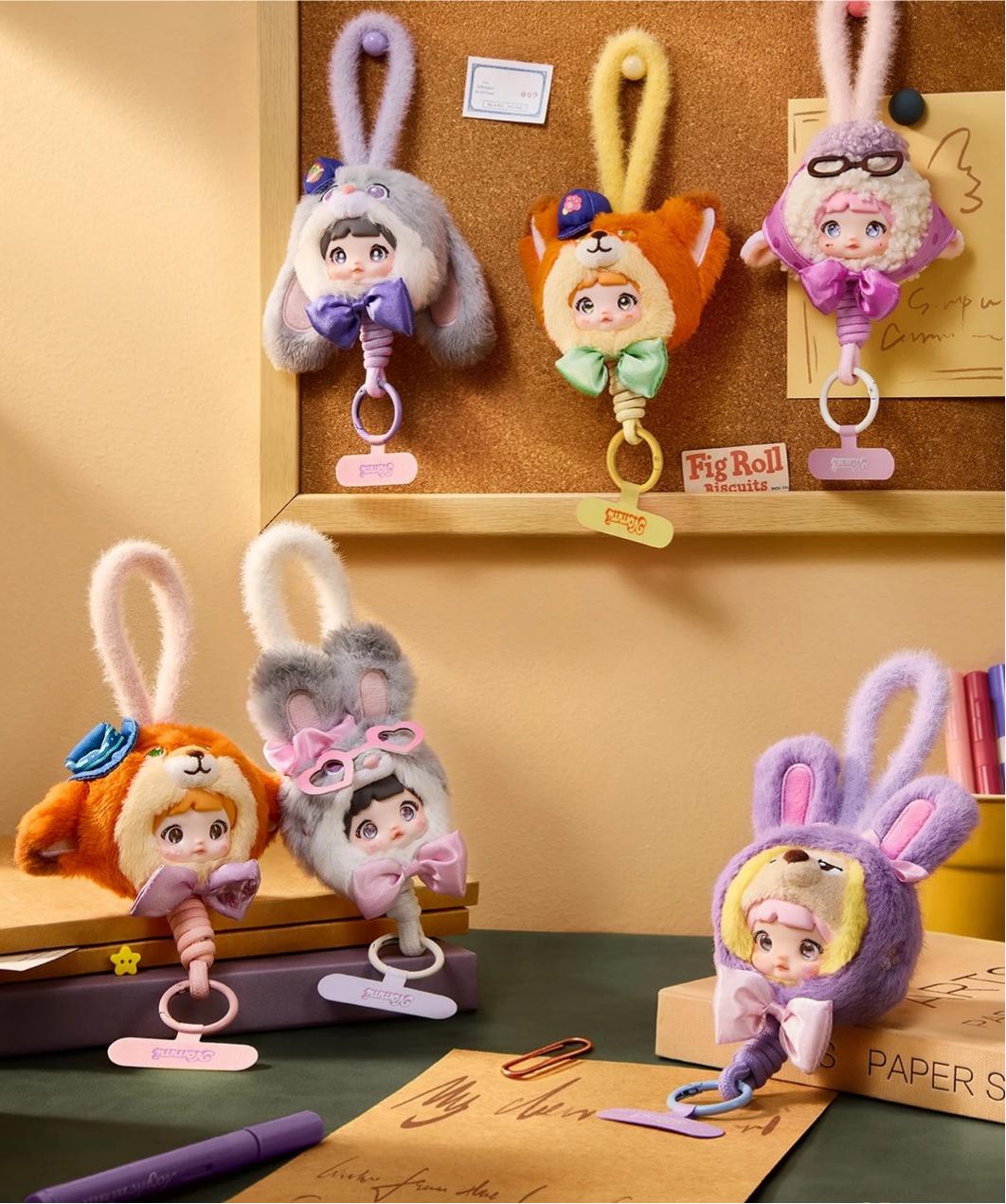 Nommi DSN Zootopia Plush Phone Strap Blind Box（Arrives on the 29th）