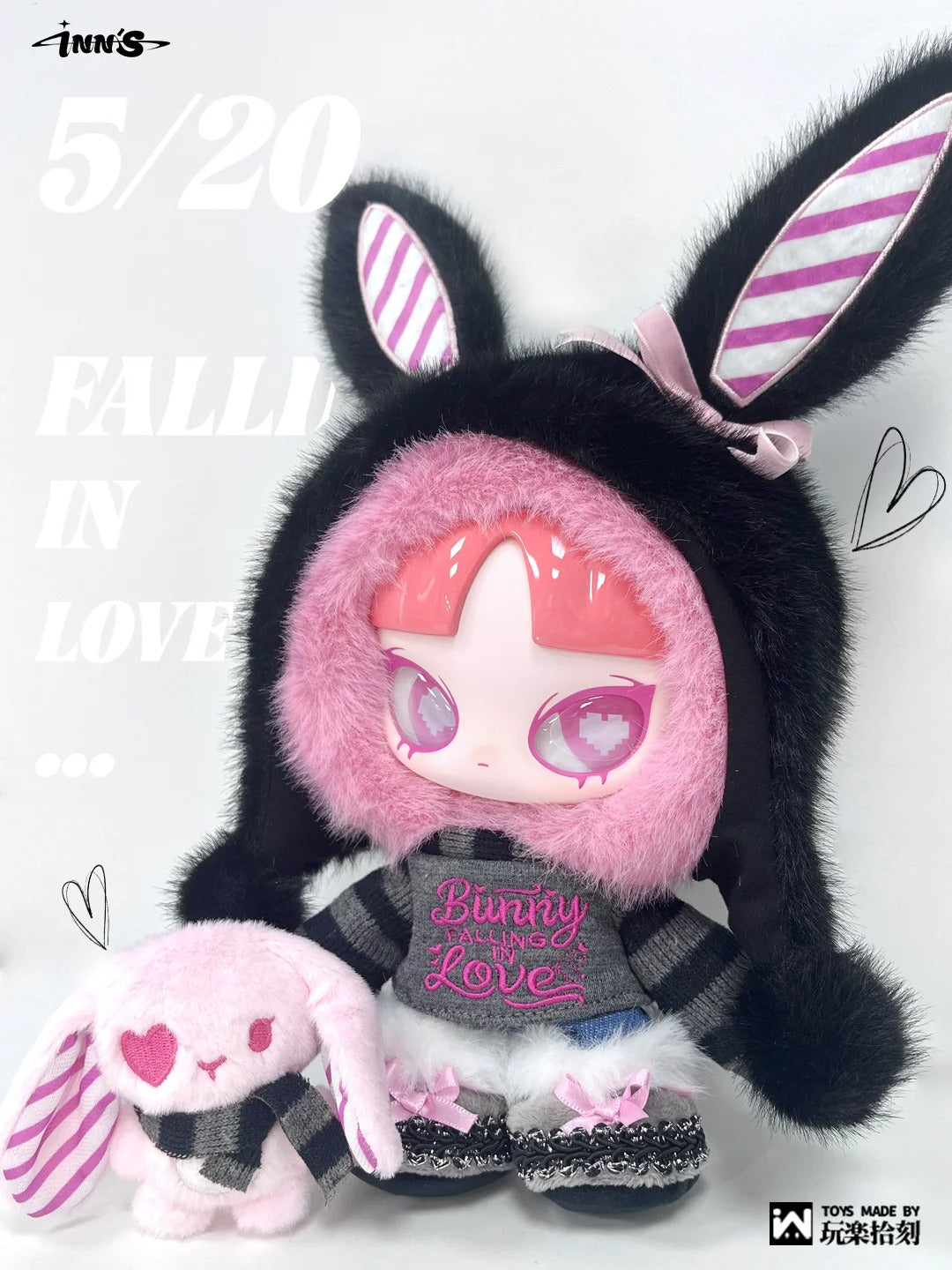INNS 520 Valentine's Day Limited Edition Plush - Hanging Card