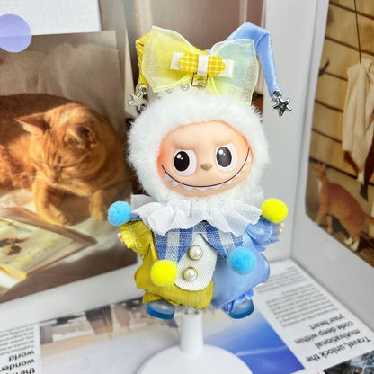 LABUBU V4 Mini Plush Keychain - Heart Code Series