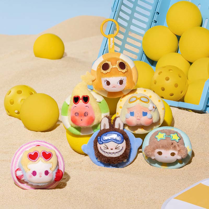 POP BEAN Island Vacation Series Mini Plush Pendant Blind Box (pre order)