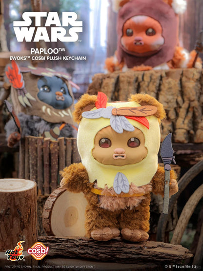 STAR WARS EWOKS COSBI PLUSH KEYCHAIN COLLECTION SERIES 2