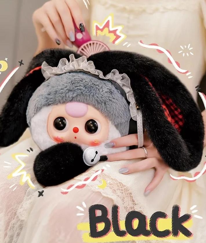 Baby Three-Lucky Rabbit Zipper Bag Plush Series