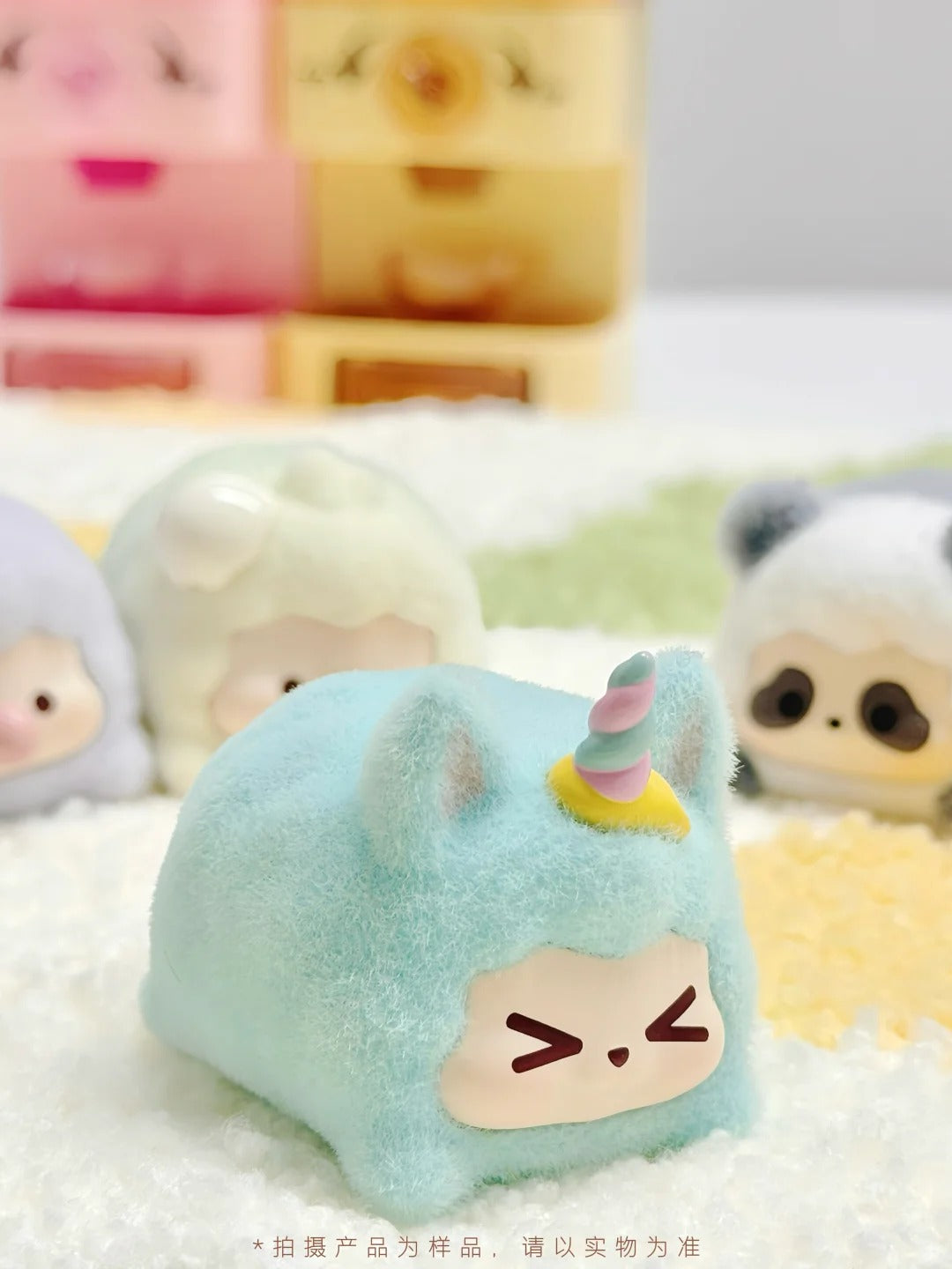 RABBIT KIKI Flocked Baby Animals Series