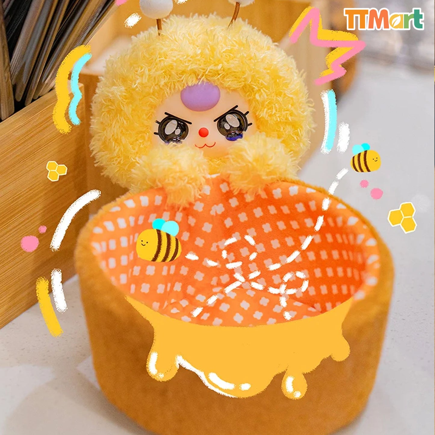 Baby Three Storage Basket Plush Blind Box