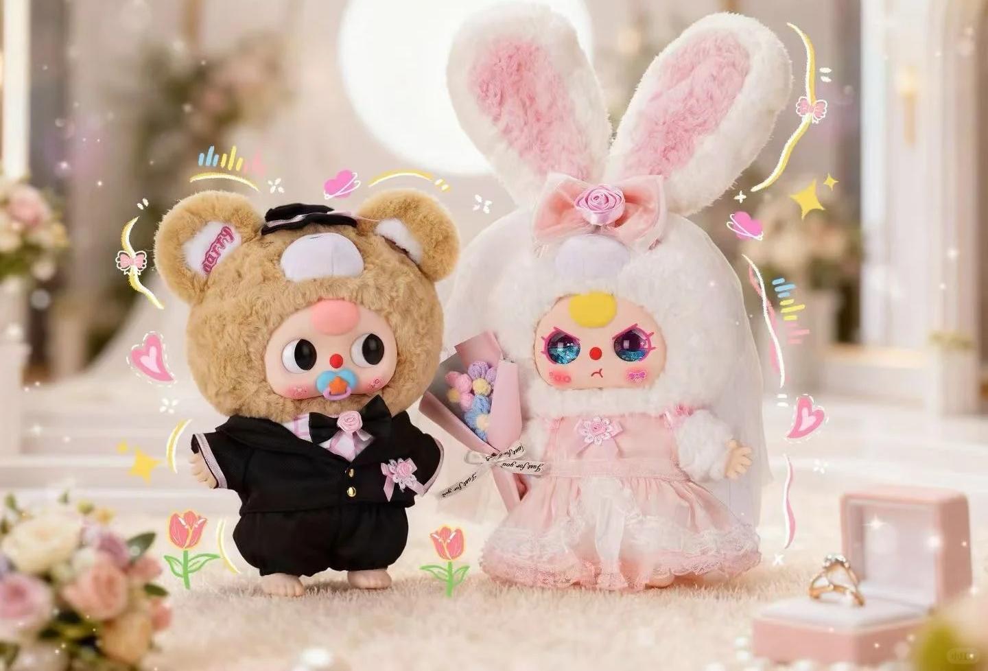 Baby Three 400% Wedding Series Plush Blind Box