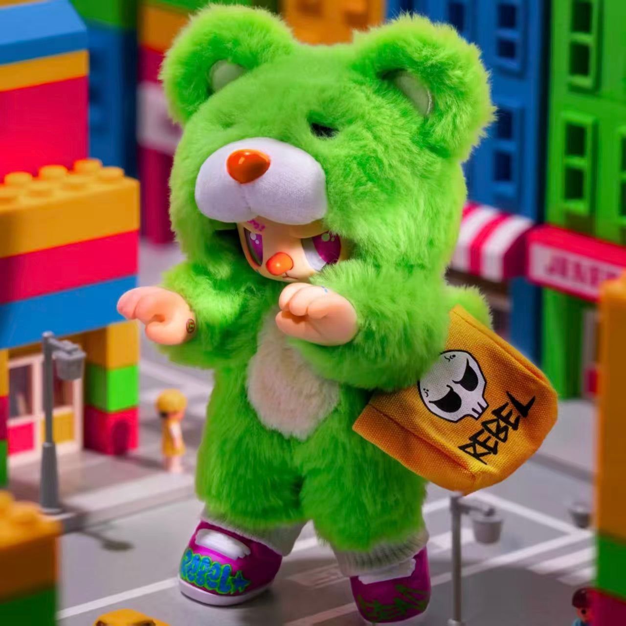 REBEL BEAR Find A Bag Series Vinyl Plush Blind Box