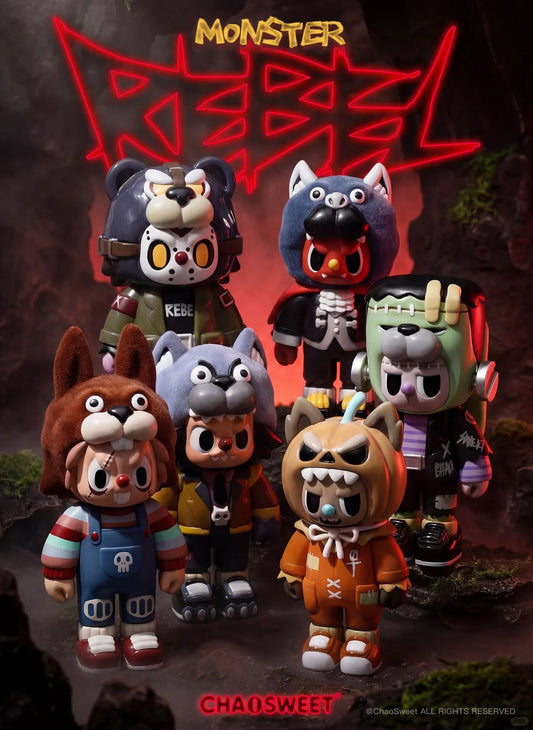 Rebel Bear Monster Series Blind Box （Arrived today）
