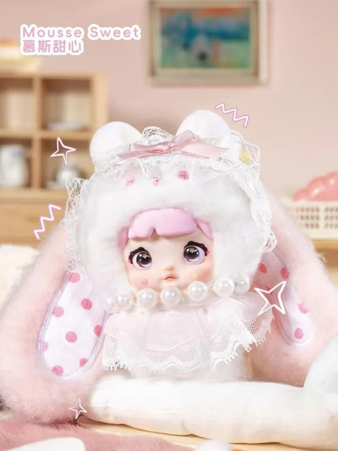 Nommi-V8 Nommi Baby Sweetheart Bunny Series Plush