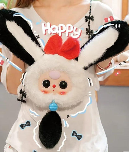 Baby Three-Lucky Rabbit Zipper Bag Plush Series
