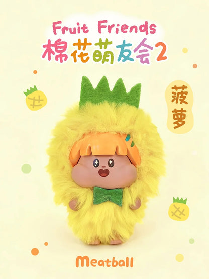 MEATBALL cute friends fruit series plush pendant