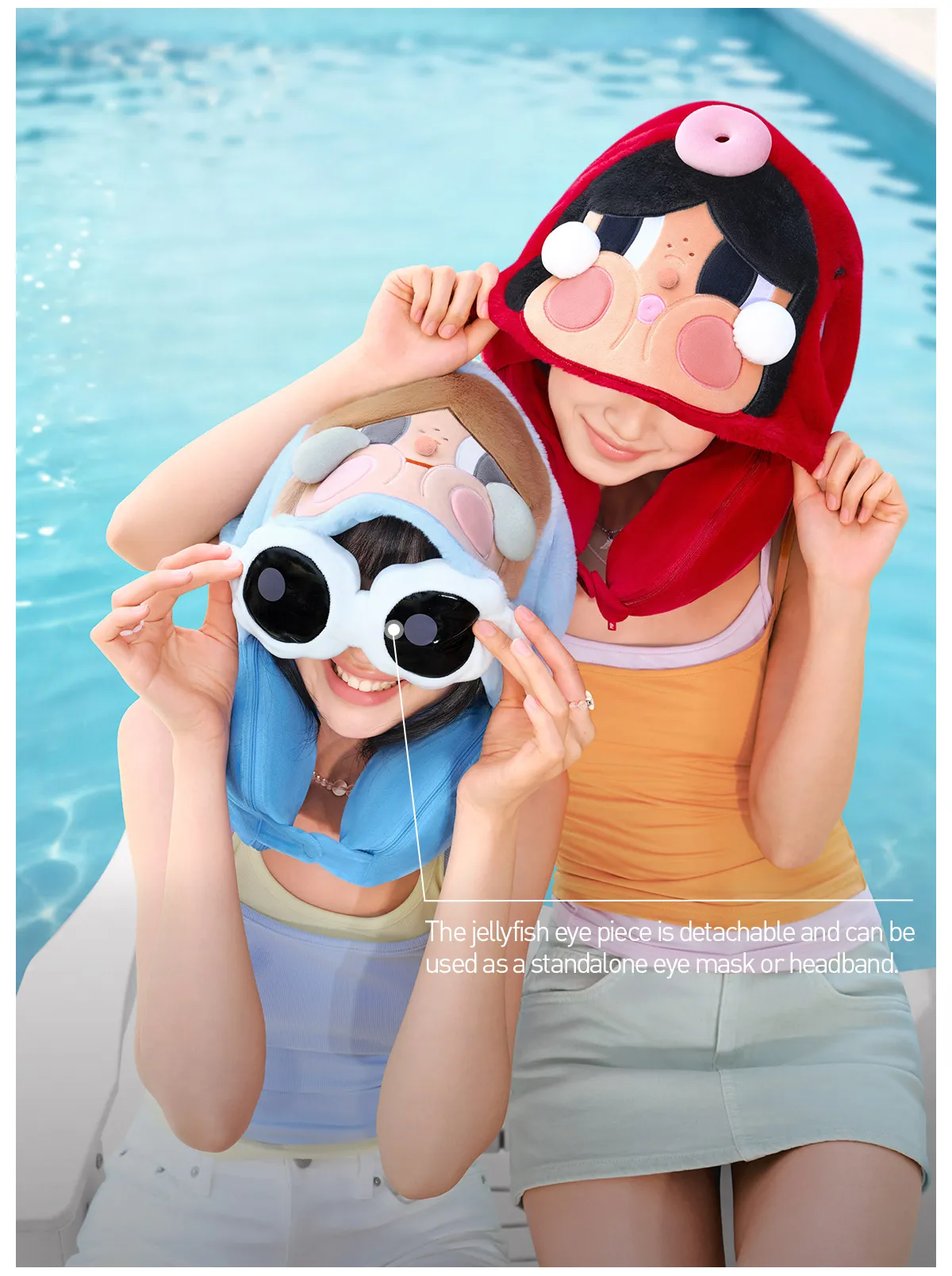 CRYBABY Cry Me an Ocean Series - 2-in-1 Neck Pillow