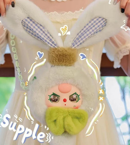 Baby Three-Lucky Rabbit Zipper Bag Plush Series