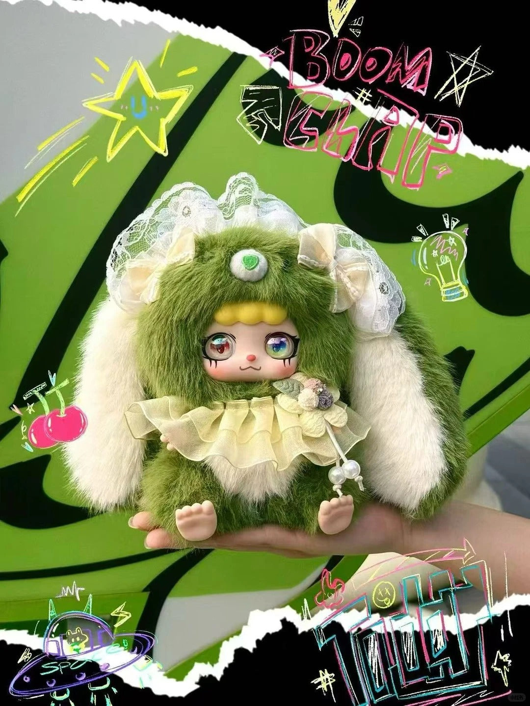 KEBIDOU-Tiny Nai Fu Bunny Bbbe Plush Serise