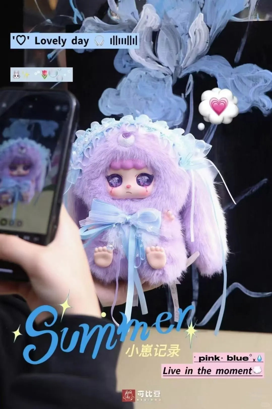 KEBIDOU-Tiny Nai Fu Bunny Bbbe Plush Serise