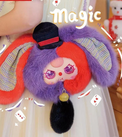 Baby Three-Lucky Rabbit Zipper Bag Plush Series