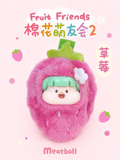 MEATBALL cute friends fruit series plush pendant