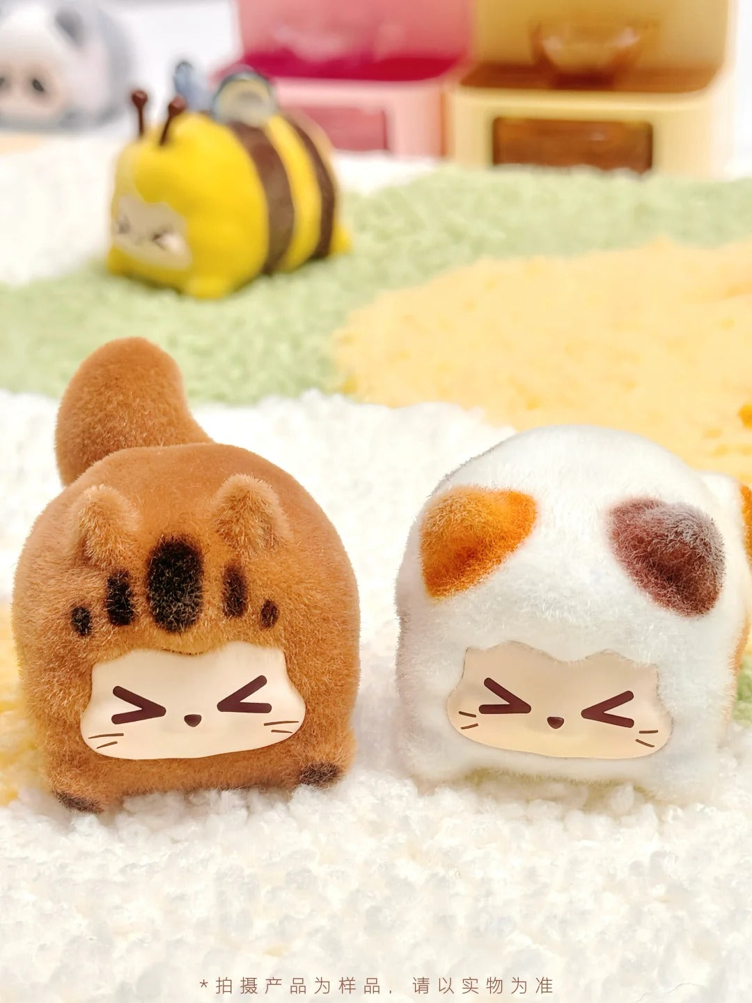 RABBIT KIKI Flocked Baby Animals Series