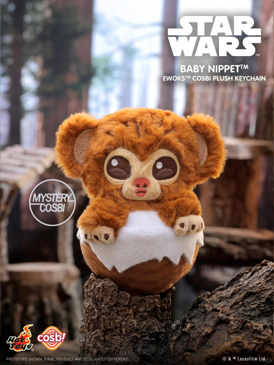STAR WARS EWOKS COSBI PLUSH KEYCHAIN COLLECTION SERIES 2