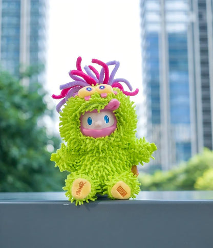 Farmer BOB Vinyl‑Plush Hanging Charm (Drop‑card Edition)