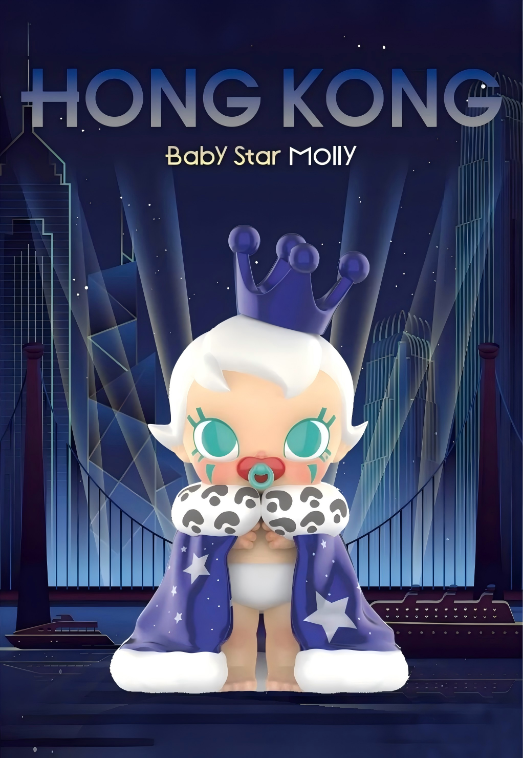 Baby Molly Starry Sky Hong Kong Exclusive Hanging Card