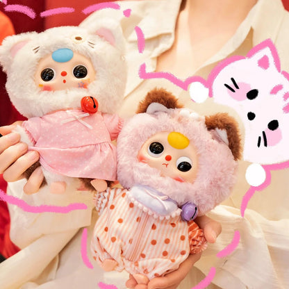 Baby Three Cat Wardrobe Series Plush Dolls