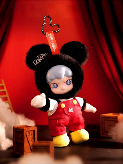 DSN DORA Mickey & Minnie Plush Keychain