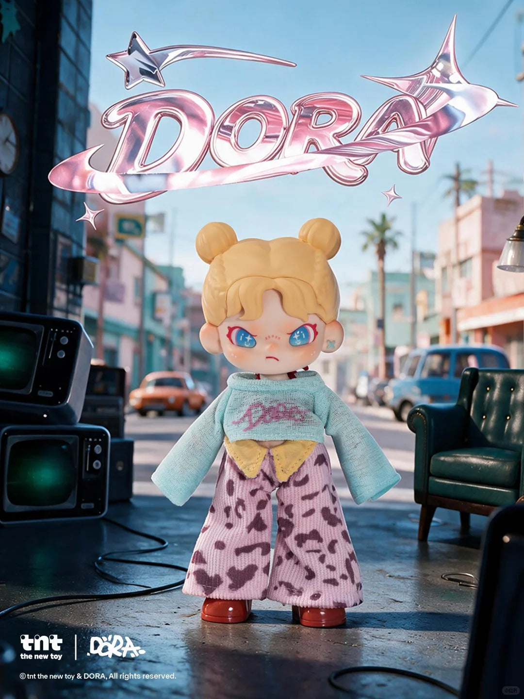 DORA Paw Print Block Series BJD Figure