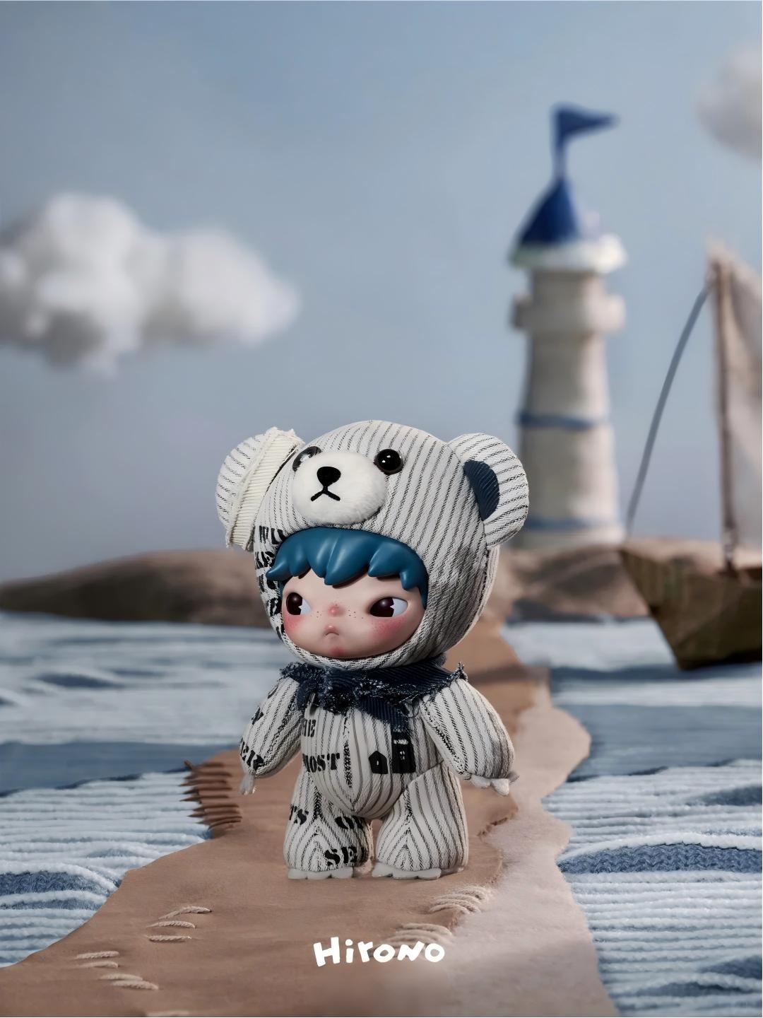 Hirono Freedom Island Plush Keychain
