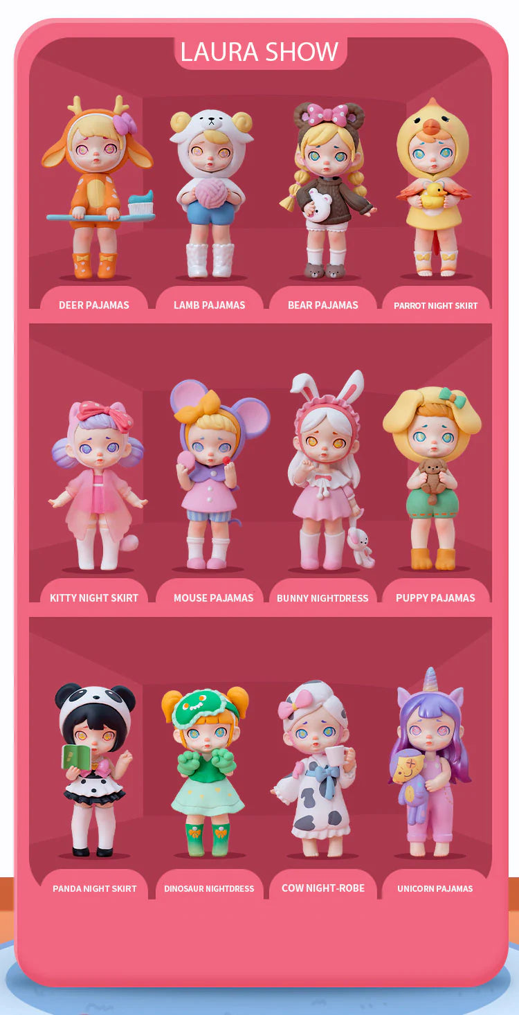 Laura Pajama Party Series confirmed Figures（can pre-order）