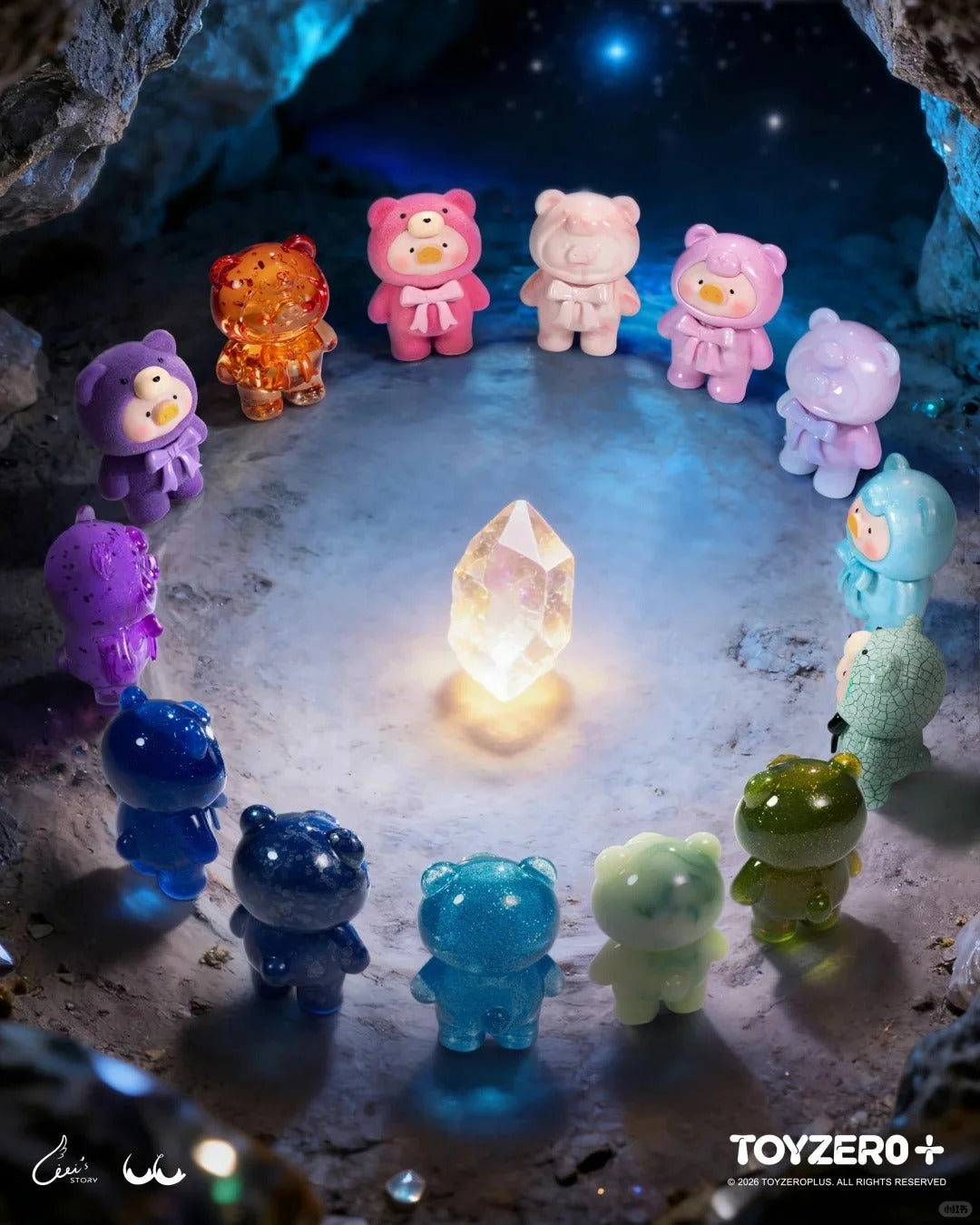 LuLu The Piggy-Teddy Mini Ore Collection Series Beans Blind Bag