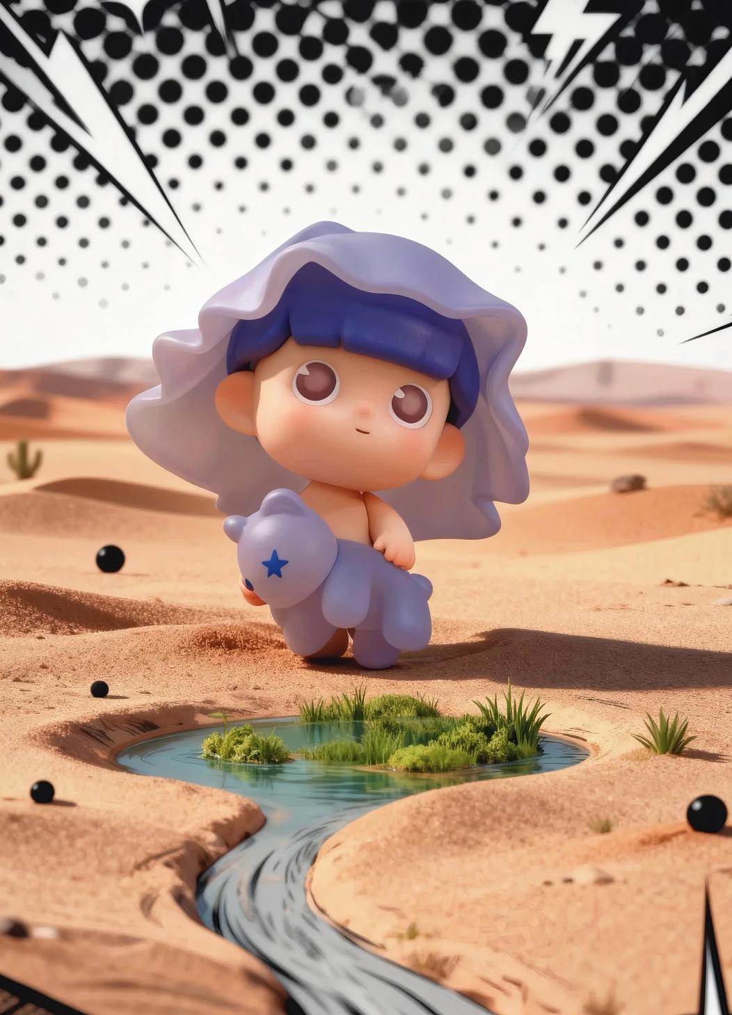 Heyonestar -timetown Escape Series MINI Figure