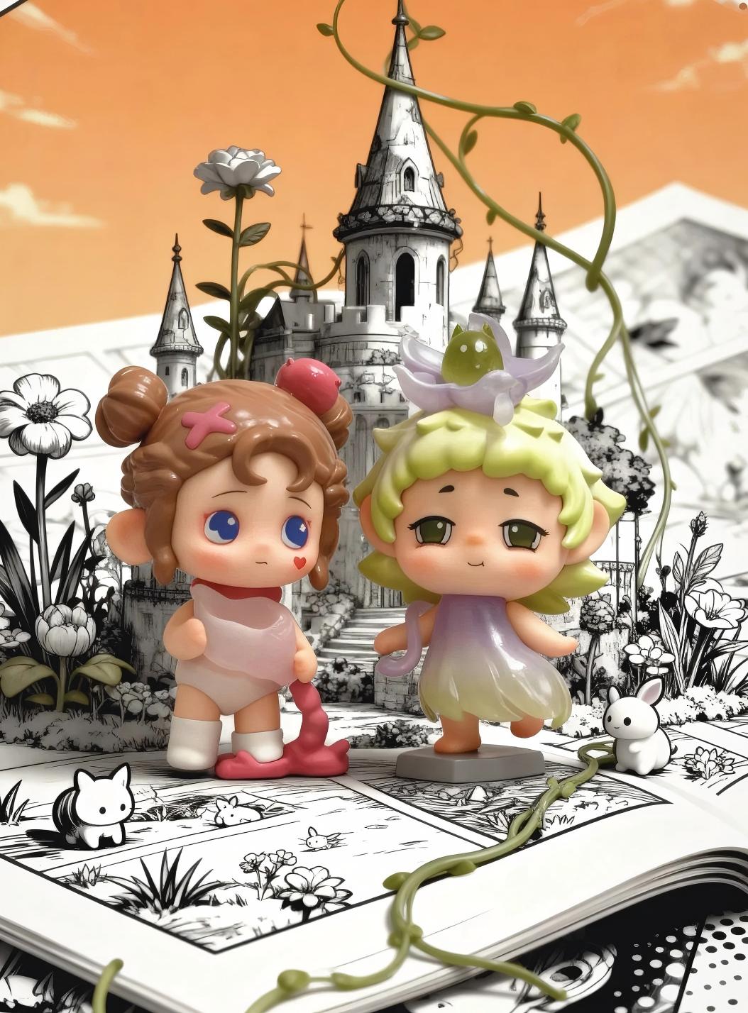 Heyonestar -timetown Escape Series MINI Figure