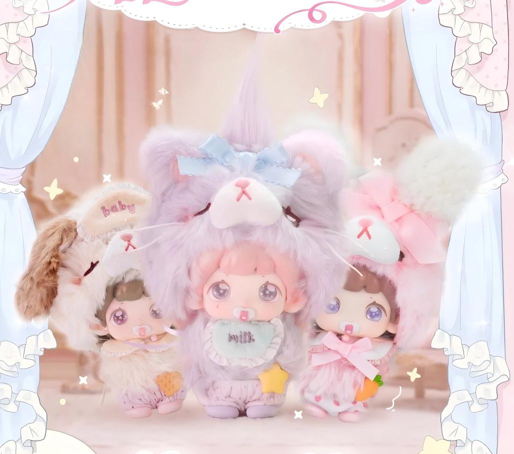 Mikuku Lullaby Fluffy Baby Plush Blind Box （pre order）