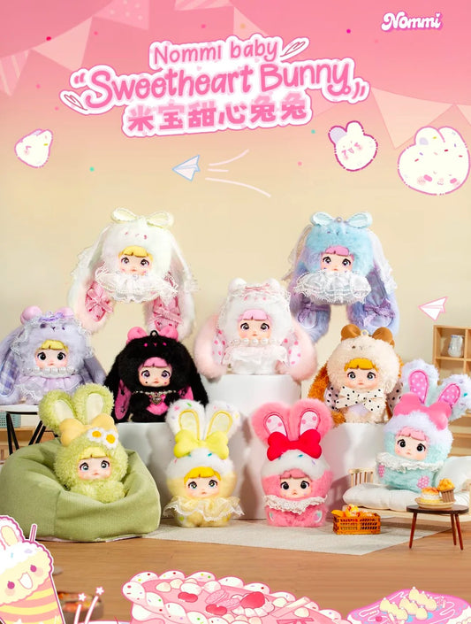 Nommi-V8 Nommi Baby Sweetheart Bunny Series Plush