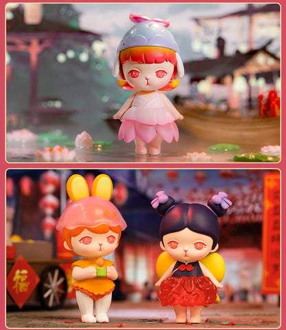 Bunny Happy  Spring Festival Series PVC Figures